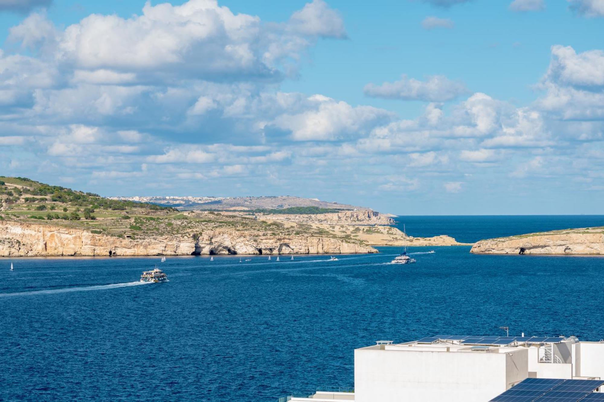 Seashells Apartments With Terrace, Just Off The Seafront In Bugibba - By Getawaysmalta San Pawl il-Baħar Eksteriør billede