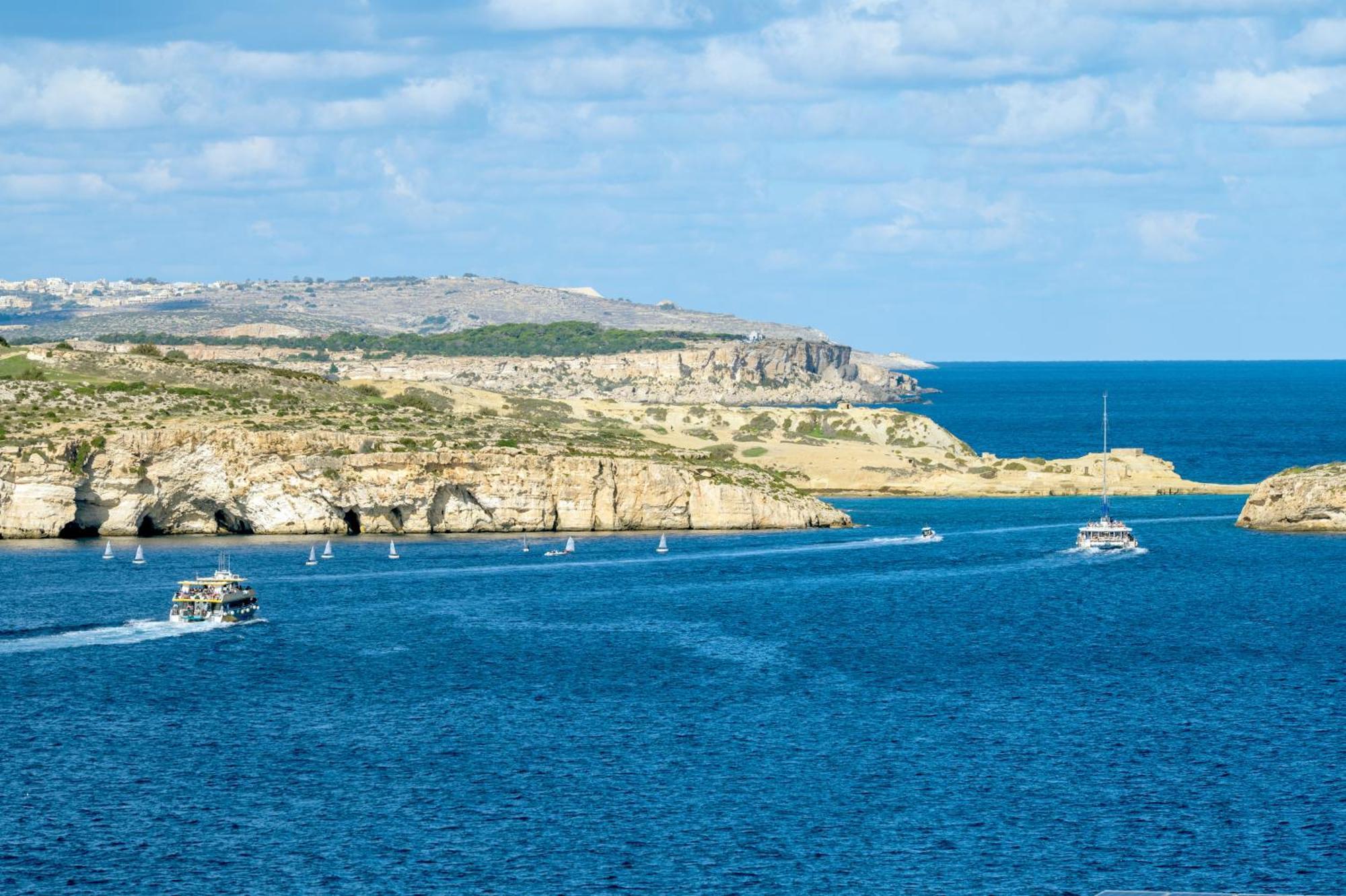 Seashells Apartments With Terrace, Just Off The Seafront In Bugibba - By Getawaysmalta San Pawl il-Baħar Eksteriør billede