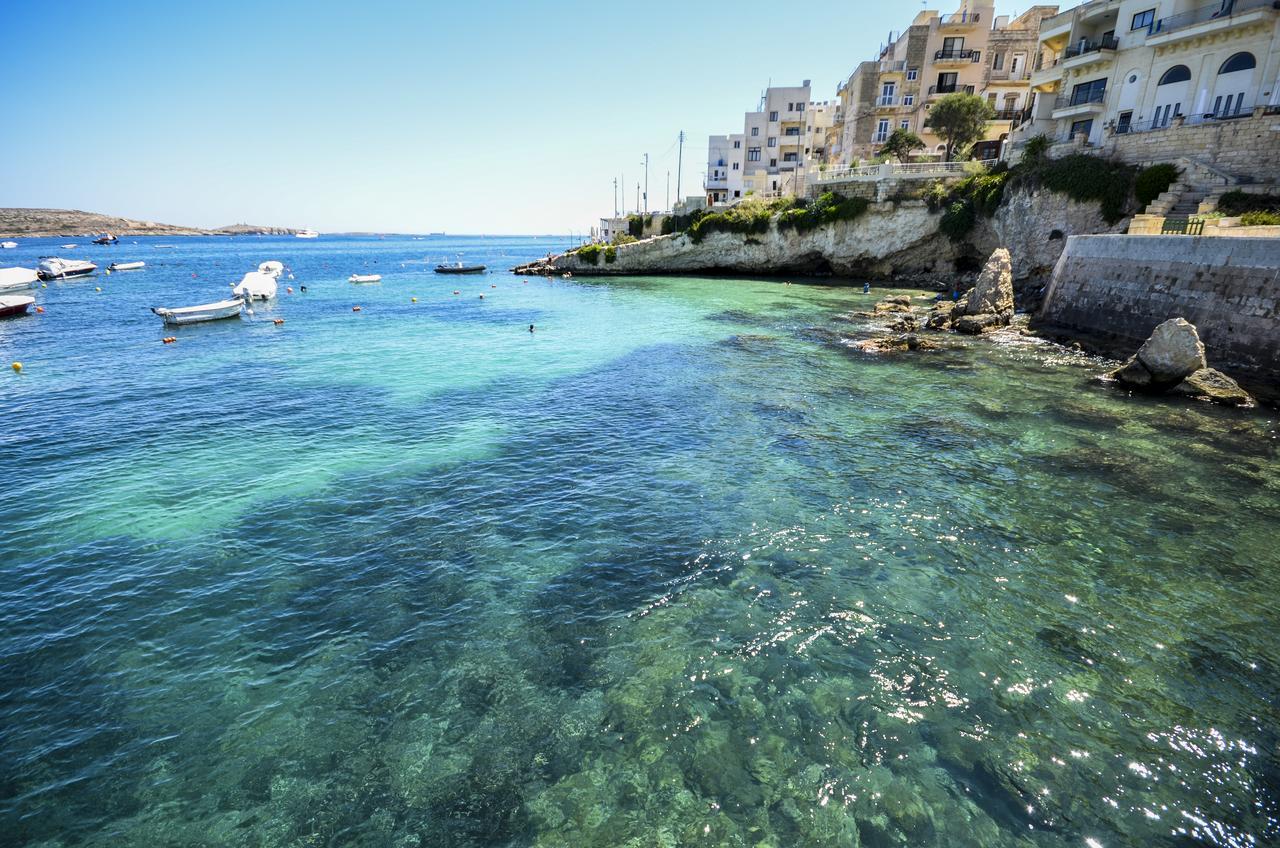 Seashells Apartments With Terrace, Just Off The Seafront In Bugibba - By Getawaysmalta San Pawl il-Baħar Eksteriør billede